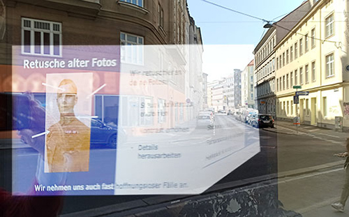 Präsentation Schaufenster